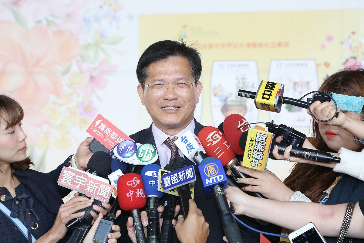 台中市長林佳龍表示，他以4年時間完成8年規劃，為台中市發展奠定基礎。 圖：新頭殼資料照片。
