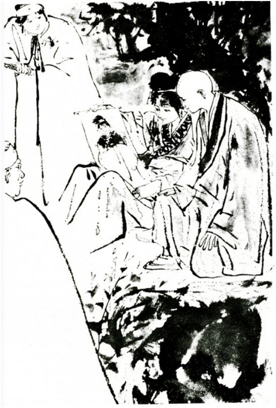 王司馬插畫作品之一。 圖：翻攝微信公眾號《信海光微天下》