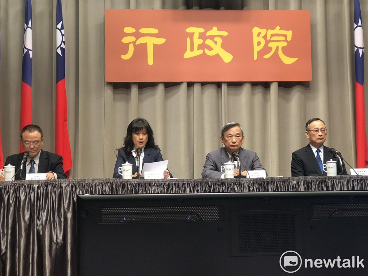 九合一選舉將於11/24舉行，行政院長賴清德今(1)天特別在院會中聽取法務部和內政部警政署的報告。圖為院會後記者會。 圖：謝莉慧/攝(資料畫面)