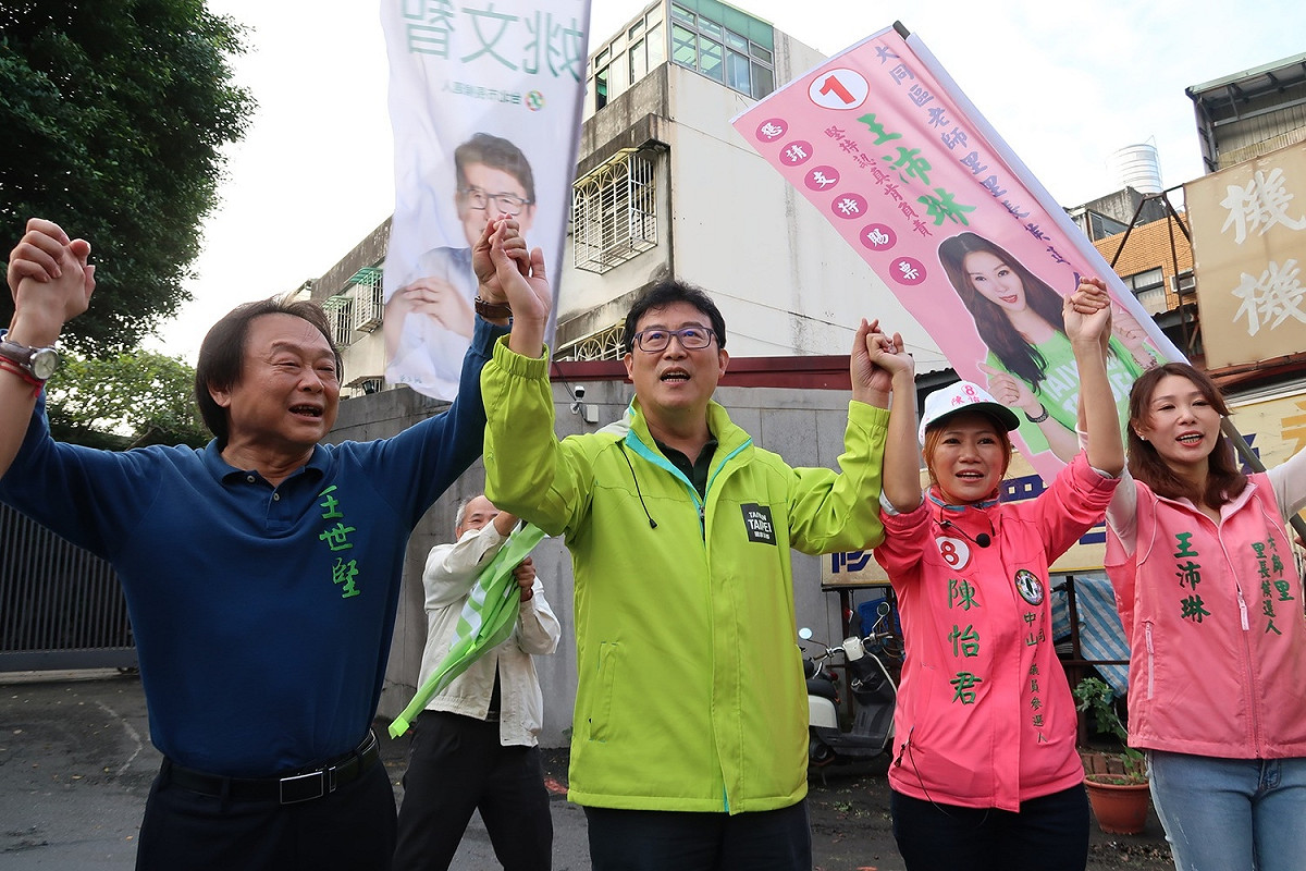 民進黨台北市長候選人姚文智3日說，辭不辭立委，他個人毫無罣礙。 圖：林朝億/攝