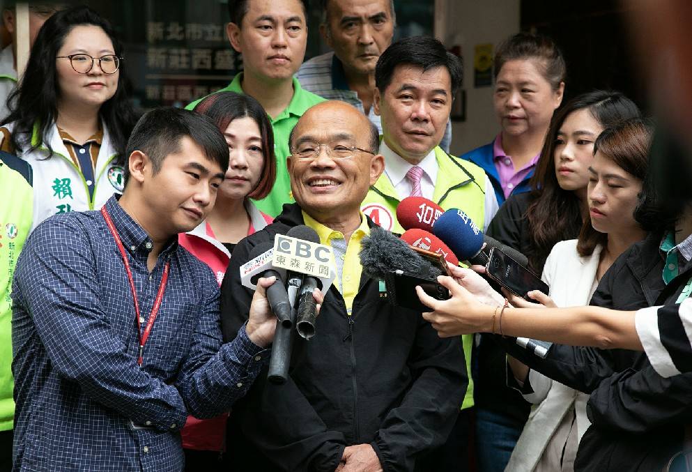 民進黨新北市長候選人蘇貞昌。 圖：蘇貞昌辦公室提供