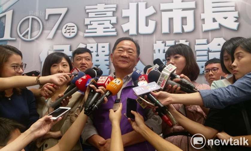 北市長候選人李錫錕。 圖:陳佩君/攝
