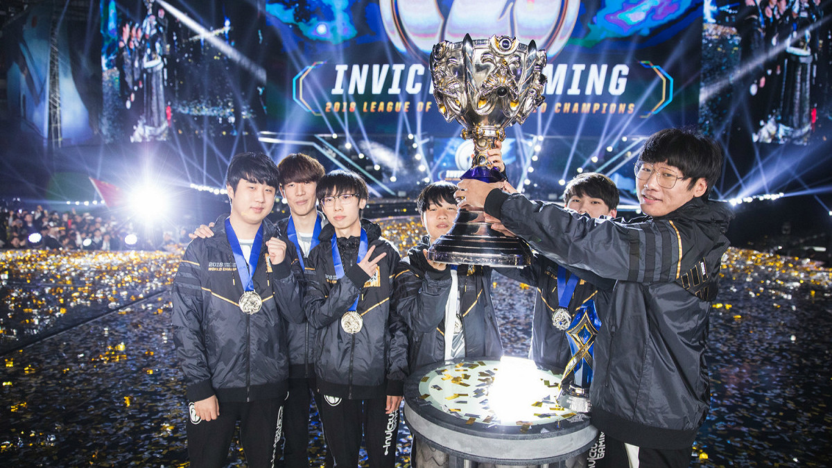 中國IG奪下S8世界冠軍，這同時也是LPL賽區首座冠軍。 圖：翻攝自LOL Esports flickr