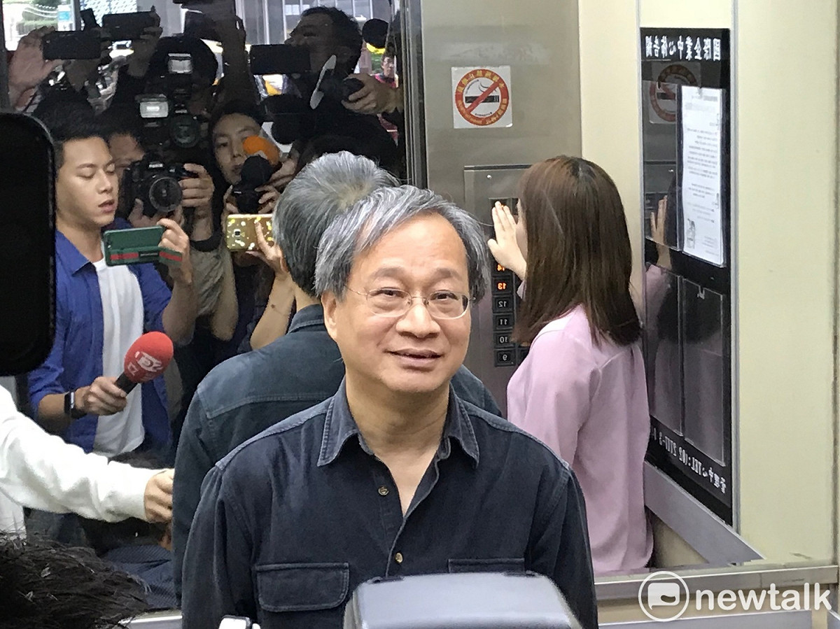 柯文哲競選總幹事小野。 圖 : 周煊惠 / 攝