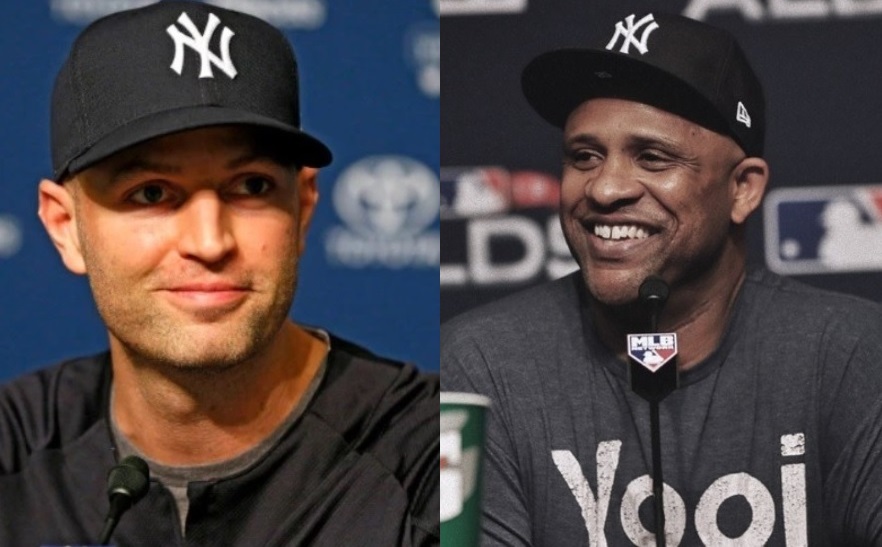 紐約洋基隊打算續簽兩名老將投手CC Sabathia(圖右)與J.A. Happ(圖左)，維持先發投手戰力。 圖：翻攝自推特