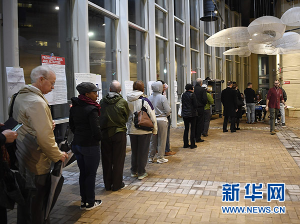 美國期中選舉今天開始投票。 圖 : 翻攝自新華網