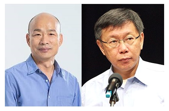 先前柯文哲的總幹事小野拍影片挺陳其邁，讓柯粉跟韓粉之間有了些矛盾，但韓國瑜表示沒有問題，就算是柯文哲的媽媽跑去挺陳其邁也OK。 圖/新頭殼合成