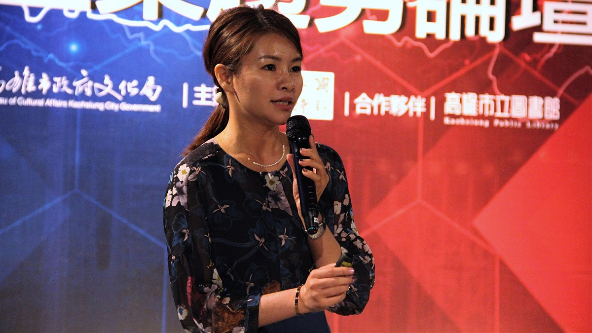 台灣電子競技聯盟董事長徐培菁 圖：蔡幸秀/攝