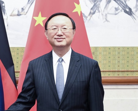 中國資深外交官楊潔篪對於美方稱台灣為「國家」，向美方表達不滿。 圖：翻攝中國政府官網