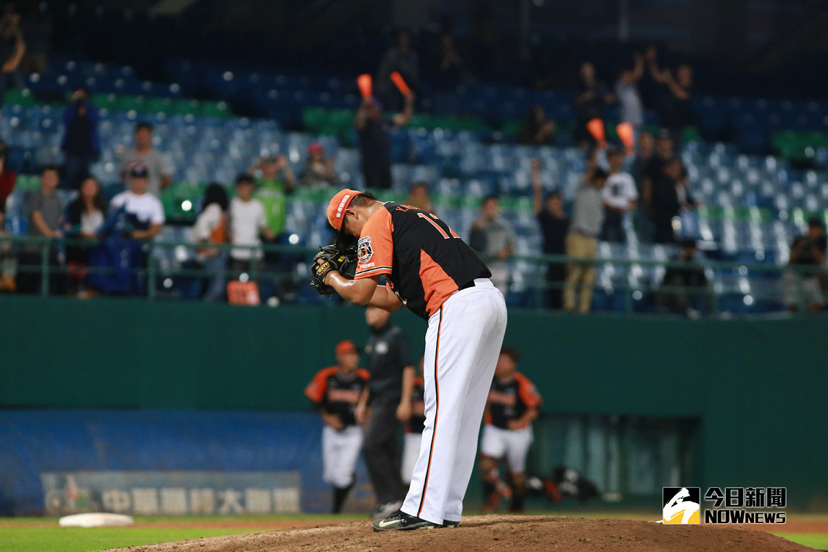 中職季後挑戰賽富邦悍將vs.統一7-ELEVEn獅GAME4。統一7-ELEVEn獅陳韻文。 圖／nownews