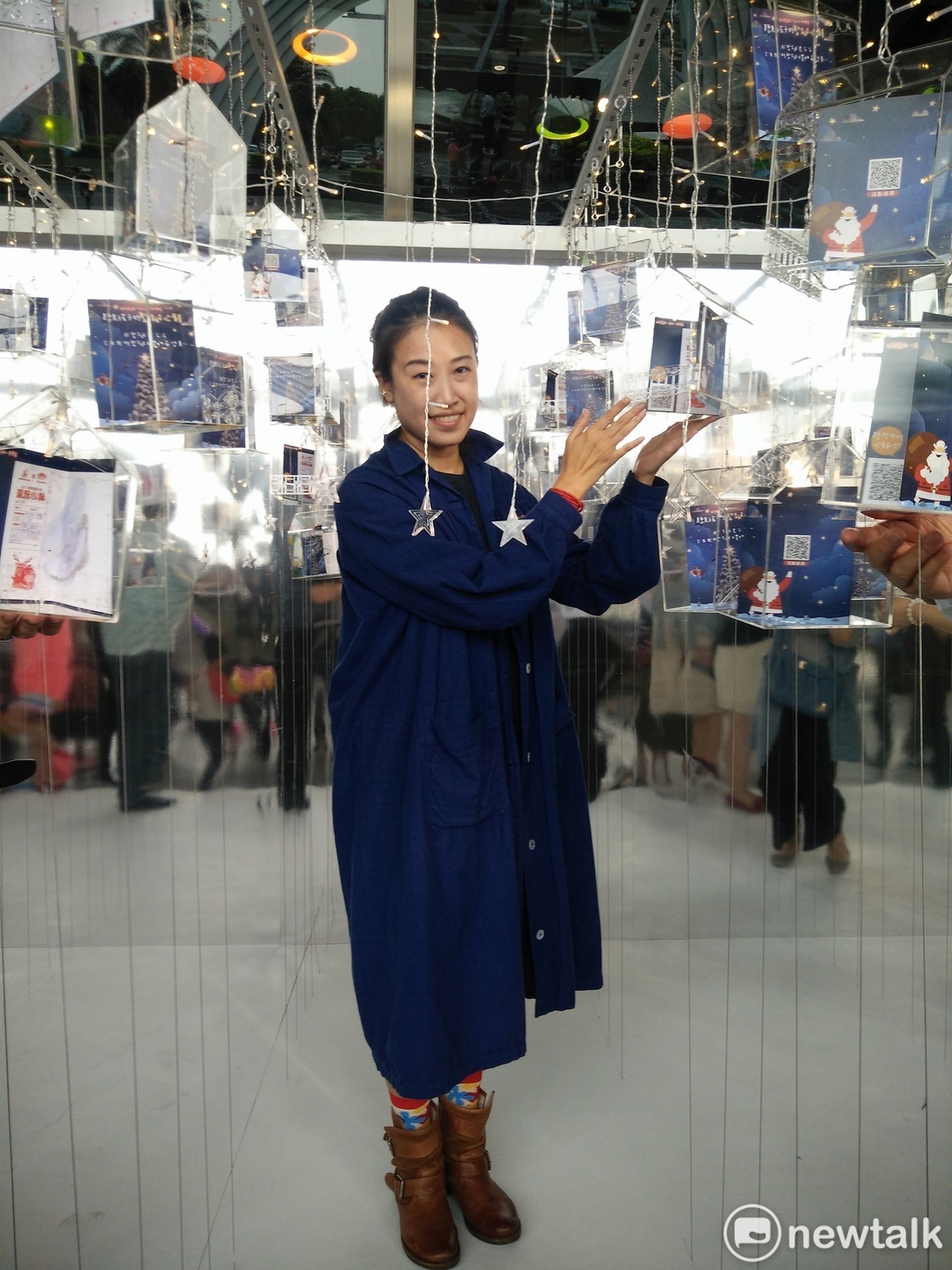 裝置藝術創作藝術家鄭婉婉。 圖：唐復年/攝