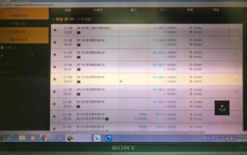 南投縣六合彩組頭李姓男子開設賭盤遭彰化鹿港警察查獲。 圖：彰化縣警局提供