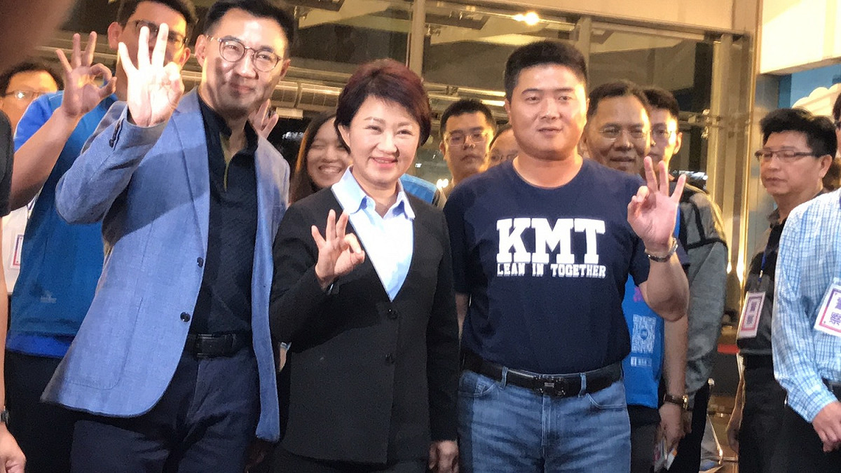 第3屆台中市長選舉候選人公辦電視政見辯論會。 圖：唐復年/攝