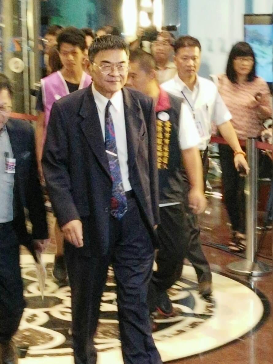 第3屆台中市長選舉候選人公辦電視政見辯論會。 圖：唐復年/攝