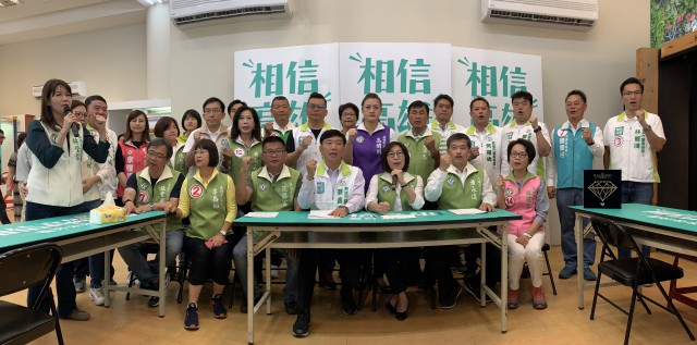 康裕成表示，高雄拒絕黑金復辟，呼籲全體市民一起用選票守護乾淨高雄。 圖：高雄市議會提供