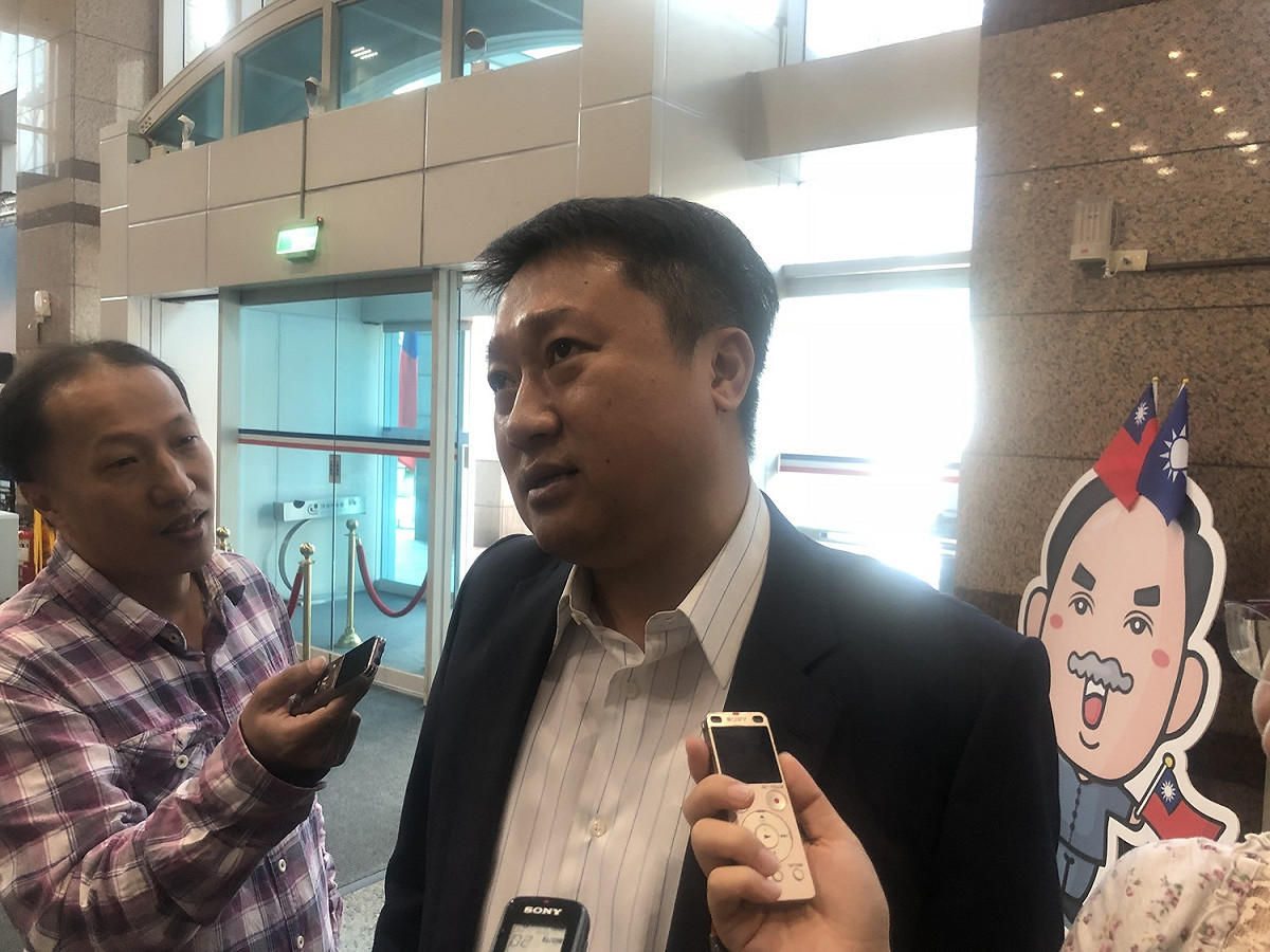 國民黨組發會主委李哲華。 圖：趙婉淳／攝