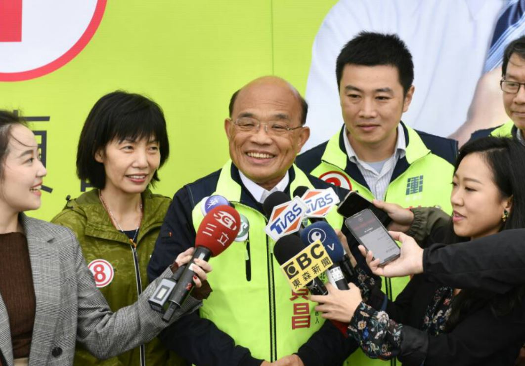 蘇貞昌批評國民黨對台灣這塊土地真的沒有任何感情，對台灣的歷史沒有了解，對台灣人沒有同理心。  圖：蘇貞昌競選辦公室／提供