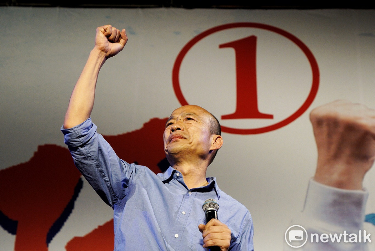 國民黨高雄市長候選人韓國瑜由空戰登陸後的三山之戰，今（14）晚演出最終回，這股聲勢能否持續到最後投票日，未來幾天將是關鍵期。   圖：張良一／攝