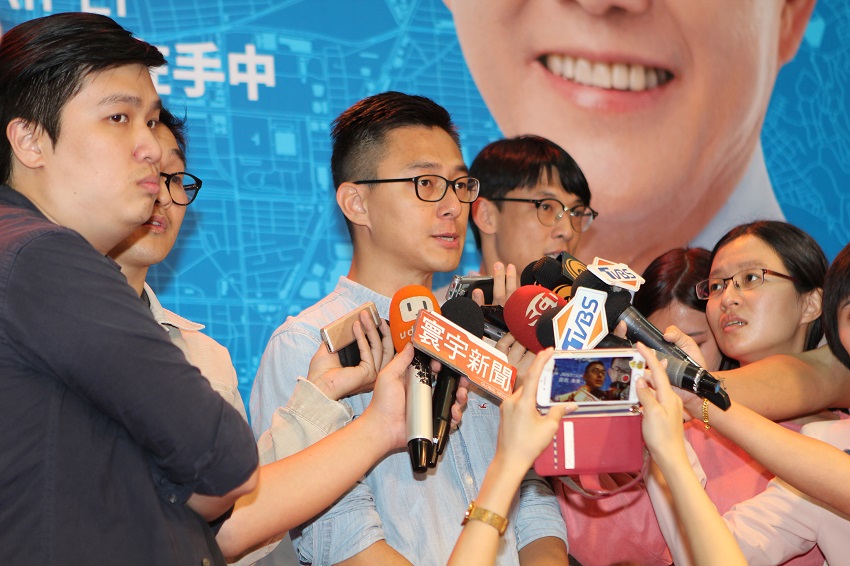 曾任丁守中競選辦公室發言人詹為元。 圖：趙婉淳／攝（資料照）