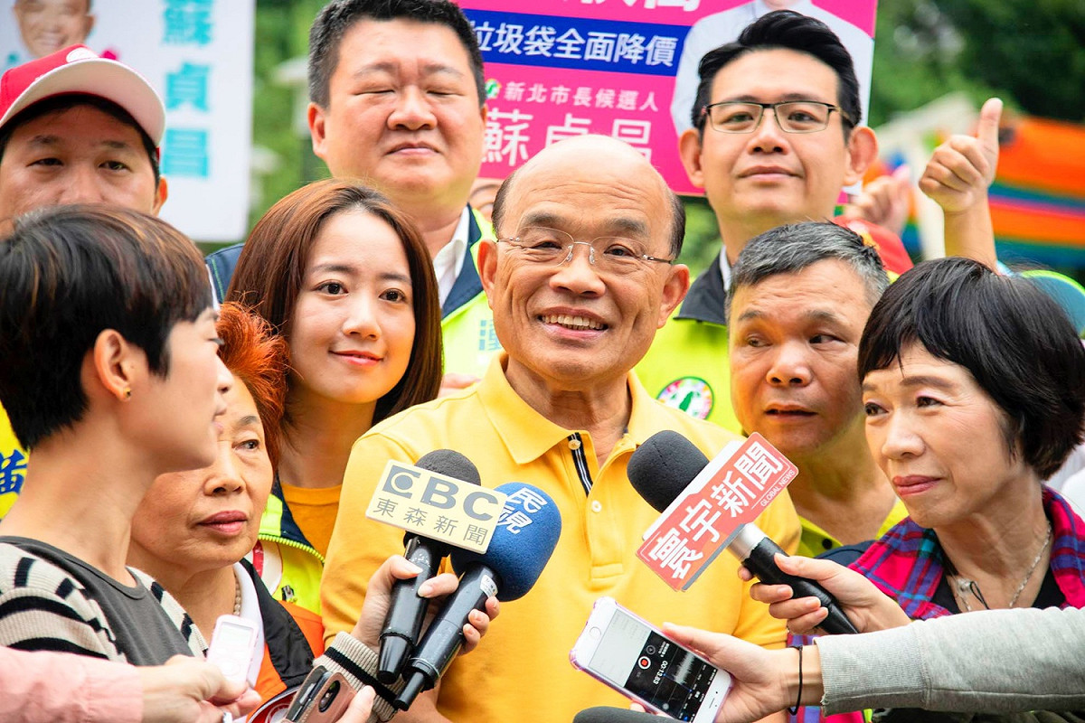 民進黨新北市長候選人蘇貞昌今（20）日在臉書發表對漁港轉型有明確的規劃。 圖：新頭殼資料照片
