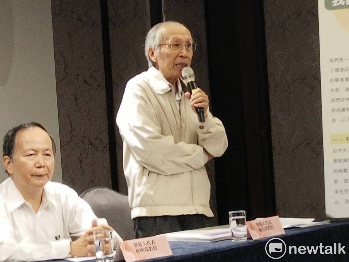 環保聯盟創會會長施信民。 唐復年/攝