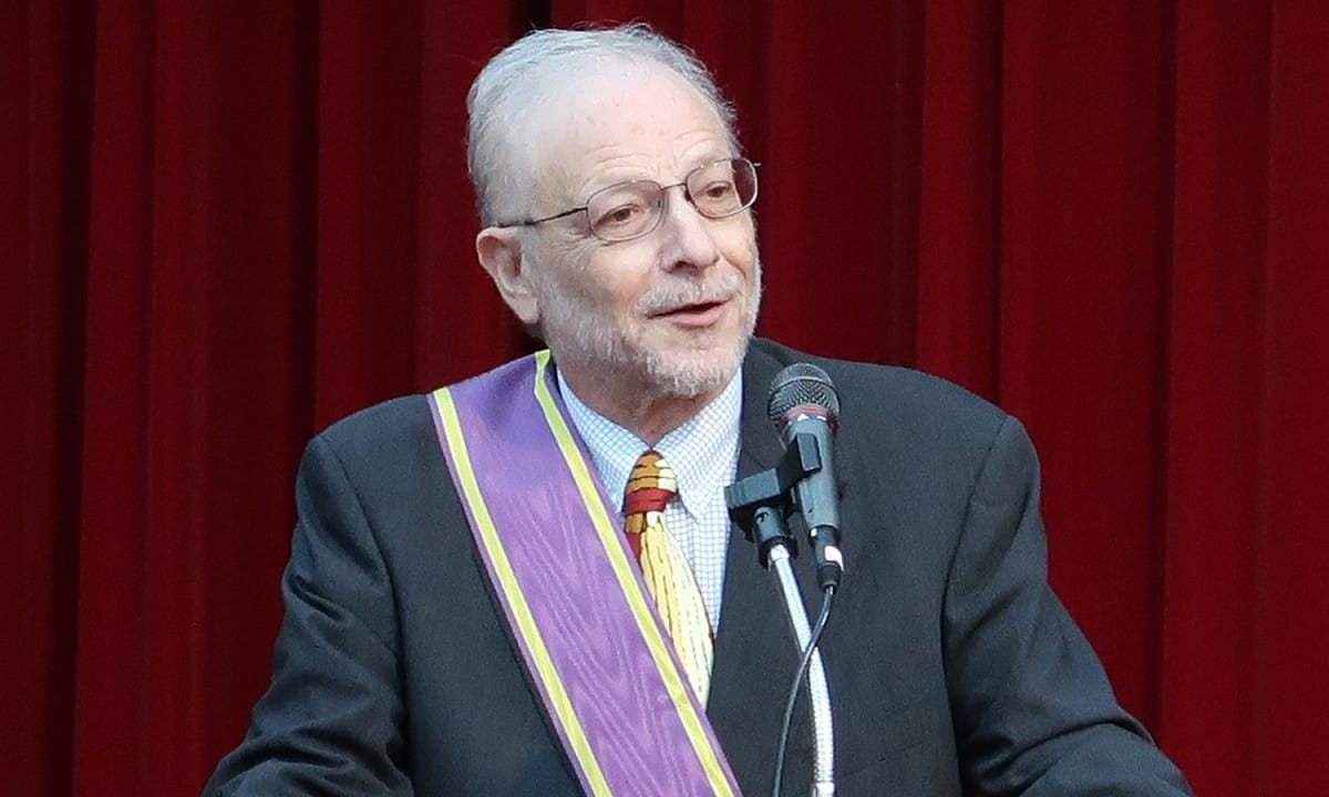 澳洲蒙納許大學榮譽退休教授家博（J. Bruce Jacobs）驚傳罹患胰腺癌病逝 圖：林朝億/攝（資料照片）