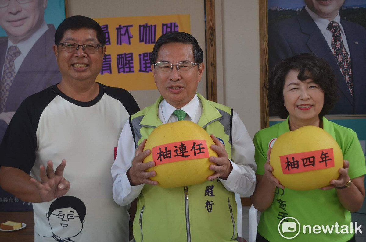 涂醒哲夫人鄭玉娟經常陪同出席活動。 圖：蔡坤龍/攝