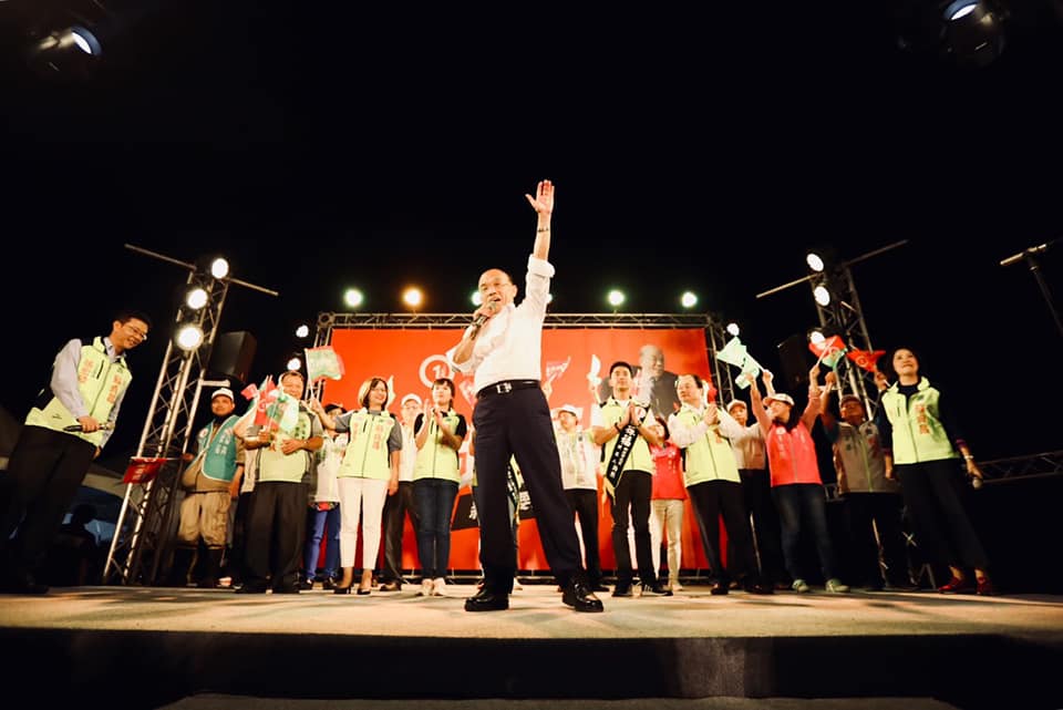 新北市長候選人蘇貞昌今（16）晚起展開一連十二場的選前首場的造勢晚會。 圖：蘇貞昌競選辦公室提供(資料畫面)