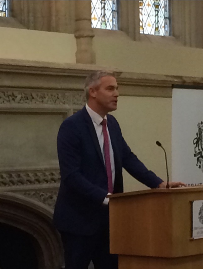 巴克雷（Stephen Barclay）取代拉布（Dominic Raab）成為英國新任脫歐大臣。 圖/翻攝自Stephen Barclay MP推特