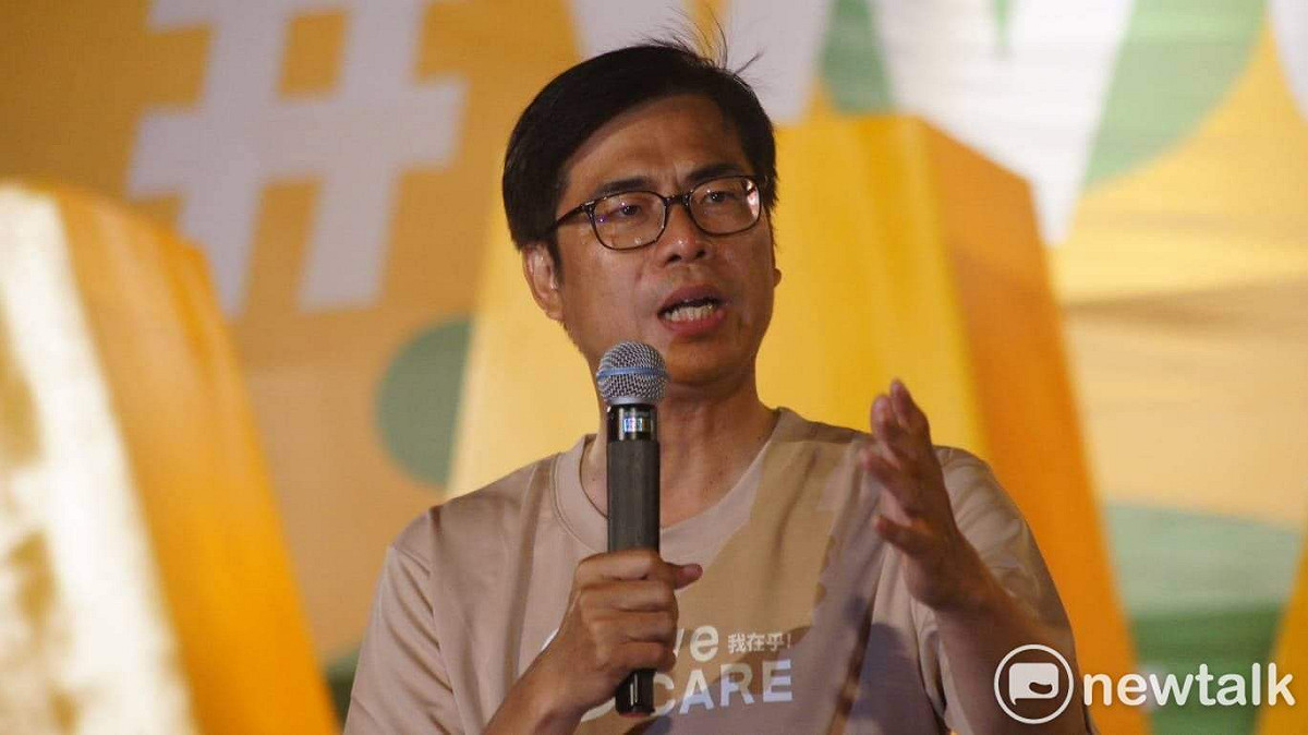 陳其邁說，高雄的美麗、年輕、健康，都是我們大家努力的結果，就是這群平凡、熱血、溫暖的高雄人，讓我們在乎彼此，這種高雄人「作伙」的感覺，就是他最喜歡高雄的地方。 圖：新頭殼資料照片