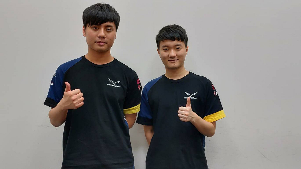《英雄聯盟》LMS明星賽後閃電狼中路、輔助選手Maple與SwordArT接受了採訪，不僅談到了明星賽中的趣事，更提及了未來的願景。 圖：蔡幸秀/攝