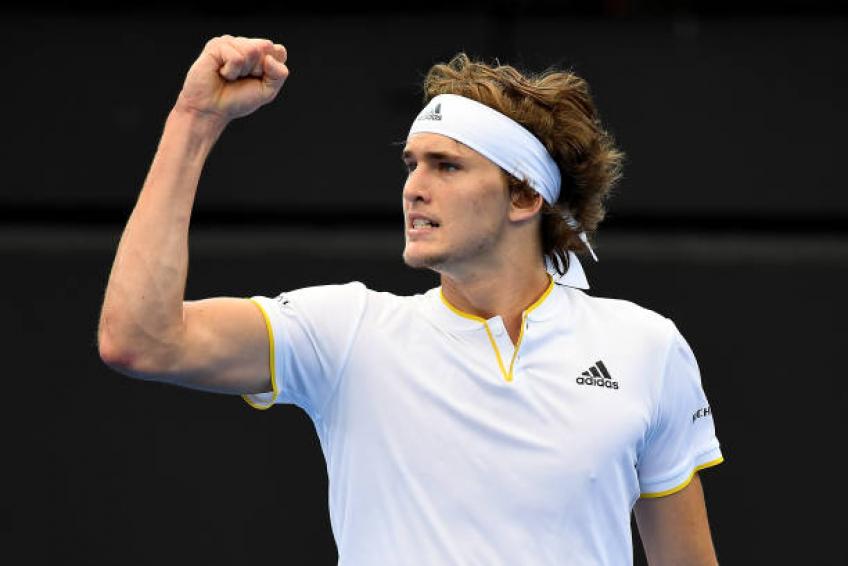 德國新秀茲韋列夫（Alexander Zverev）今天在ATP世界巡迴年終賽（ATP Finals）爆冷打垮世界球王喬科維奇（Novak Djokovic），漂亮贏得冠軍。 圖 : 翻攝自tennisworldusa.org