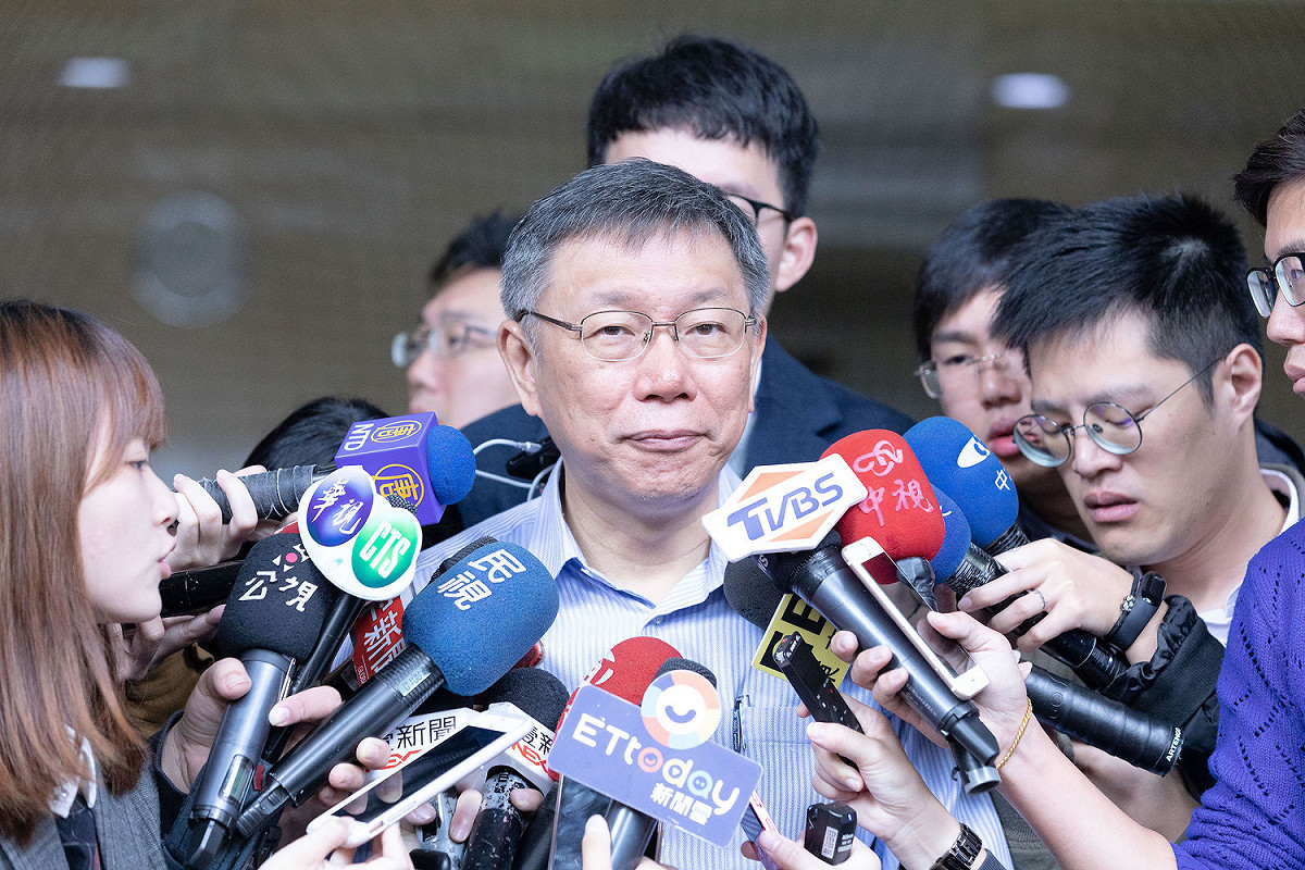 台北市長柯文哲。 圖：柯文哲辦公室提供(資料畫面)