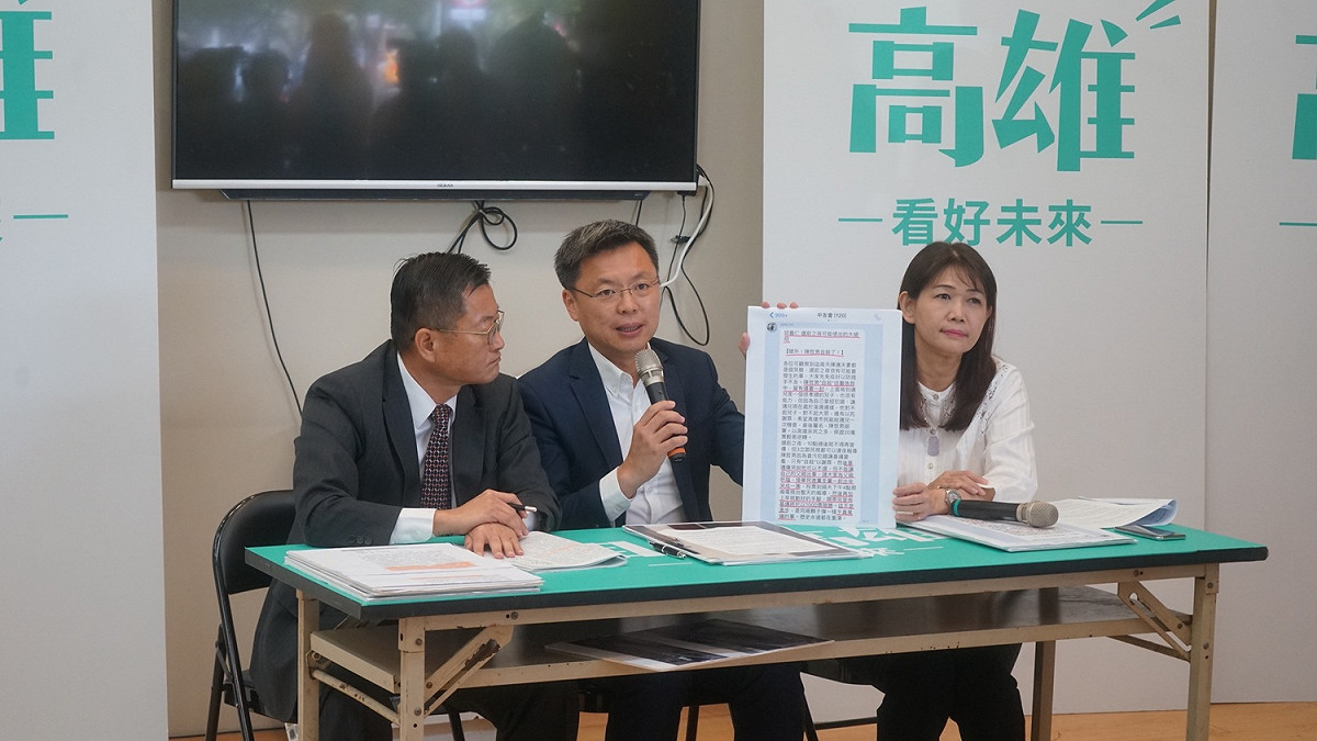 陳其邁競選發言人趙天麟指出，走路工是真有其事，卻被韓陣營說是自導自演。 圖：陳其邁競選辦公室/提供