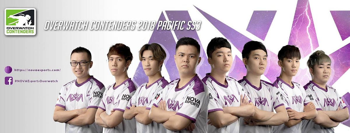 Nova Esports是目前太平洋賽區唯一的台灣戰隊。 圖：翻攝自Nova Esports臉書