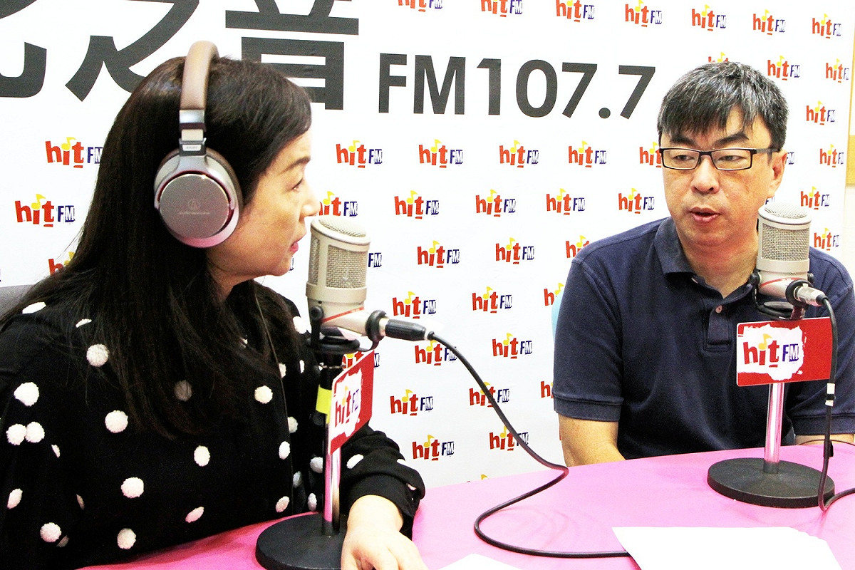 民進黨立委段宜康今日接受電台專訪表示，台北市目前已有「三足鼎立」的味道。 圖：Hit Fm節目《蔻蔻早餐》提供