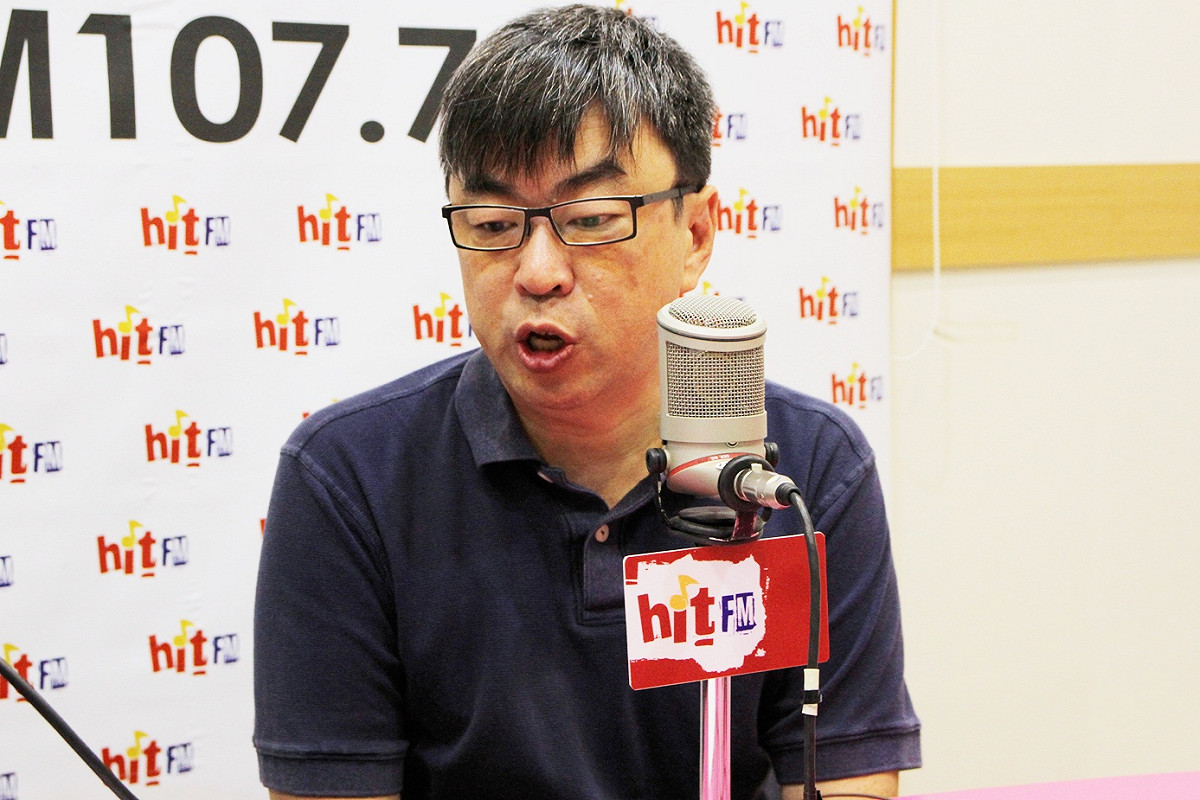 段宜康認為，兩岸一家親說法有傷到台北市長柯文哲。 圖：Hit Fm節目《蔻蔻早餐》提供