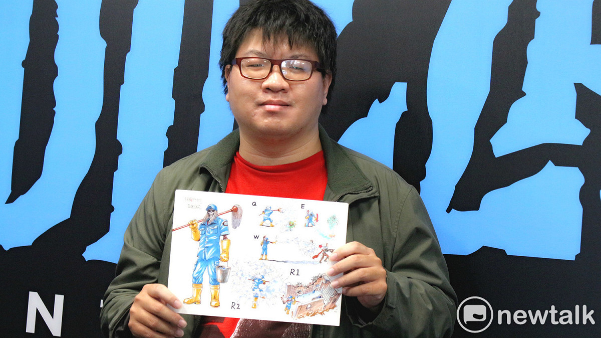 李奧瑞克「清潔工」造型其實是來自台灣玩家Hunman360的投稿創作。 圖：陳耀宗／攝