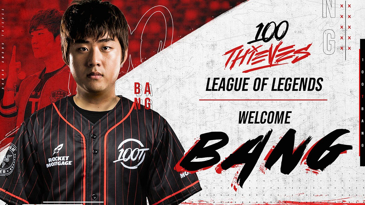 前SKT選手Bang正式加盟北美戰隊100T。
