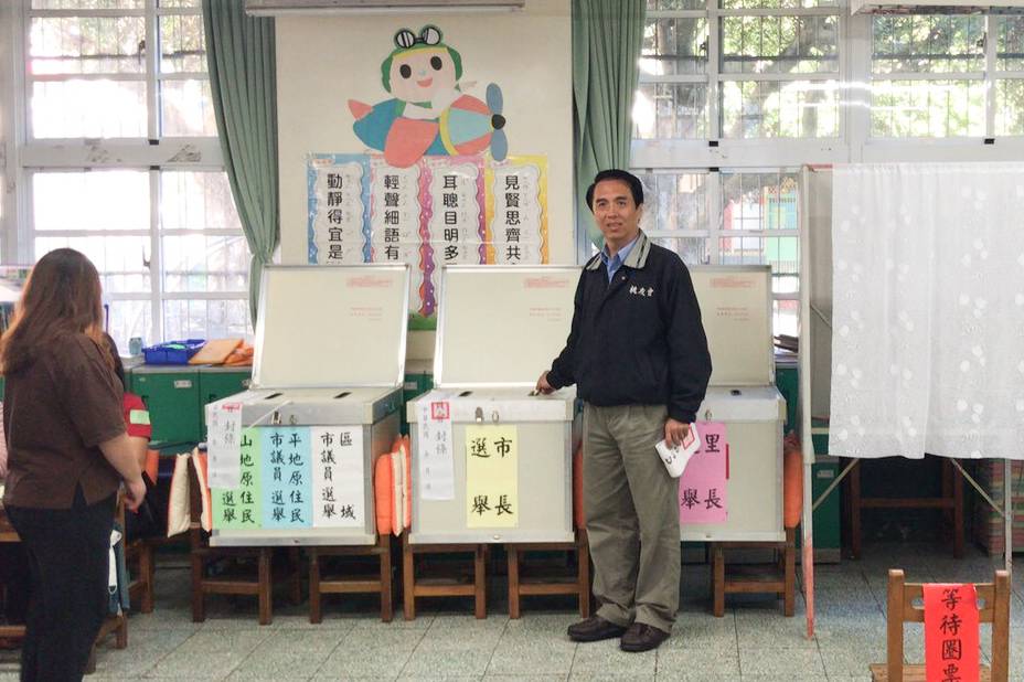 陳學聖表示:希望桃園成為國民黨勝選翻出的「最後一張王牌」。 圖：陳學聖競選辦公室/提供