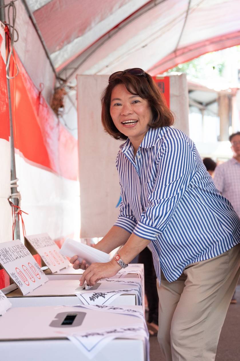 國民黨嘉義市長候選人黃敏惠。 圖：黃敏惠競選辦公室/提供