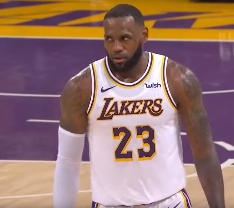 洛杉磯湖人隊「詹皇」LeBron James。 圖：翻攝自Youtube