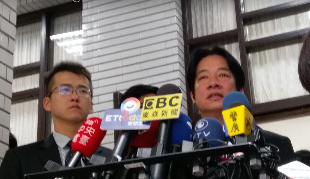 賴清德今天前往立法院報告。 資料照片:陳佩君/攝