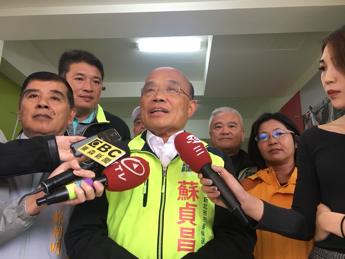針對這次選舉大敗，蘇貞昌認為民進黨要誠實的檢討、勇敢的面對，無論黨，無論政，都要整個調整反省。 圖：蘇貞昌辦公室／提供