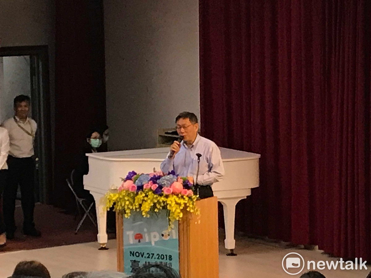 台北市長柯文哲。 圖 : 周煊惠 / 攝