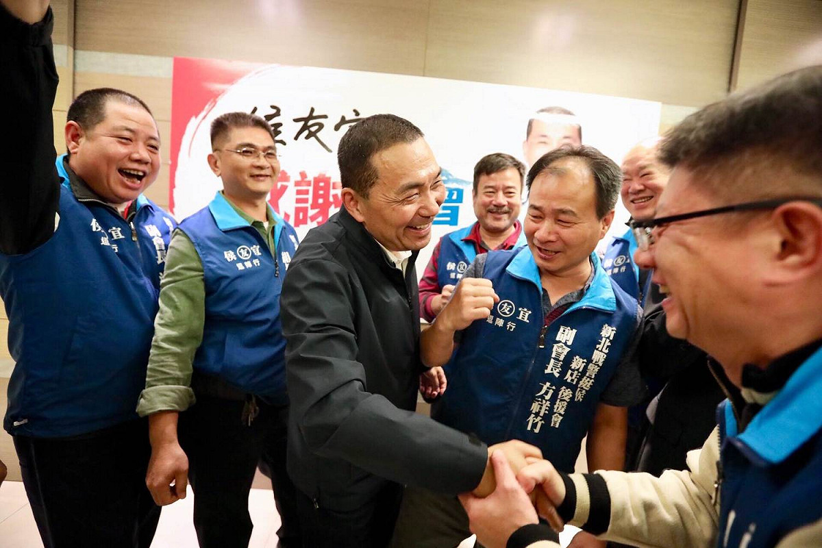 侯友宜在新店的得票率高達6成8。 圖：侯友宜辦公室/提供