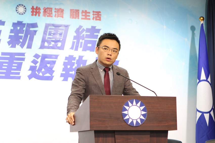 國民黨文傳會副主委兼發言人洪孟楷。 圖：新頭殼資料照片