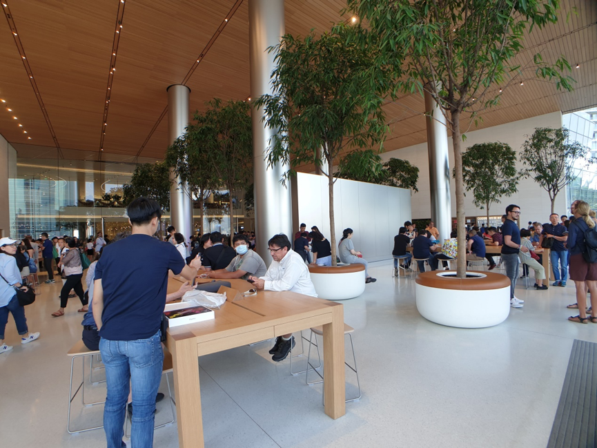 泰國第一間蘋果直營店(Apple Store) 圖：陳文太/提供