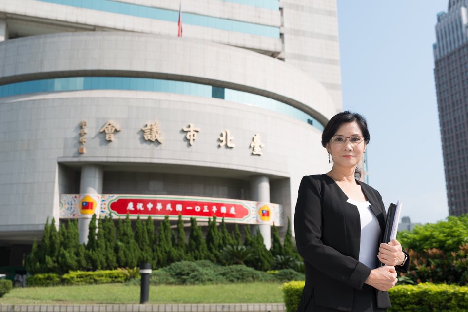 台北市議員秦慧珠。 圖：翻攝秦慧珠臉書