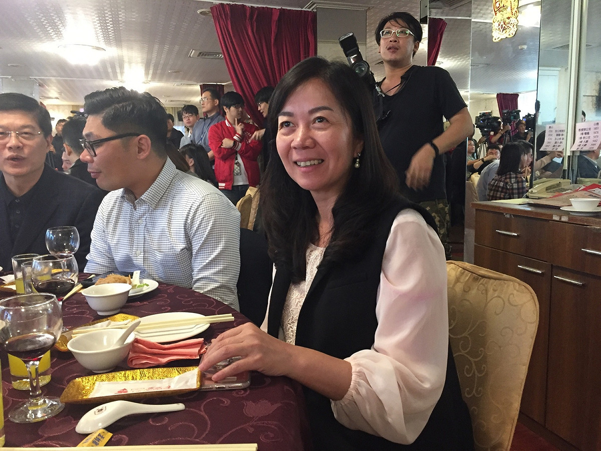 新科立委童惠珍也參加餐敘。 圖：趙婉淳／攝